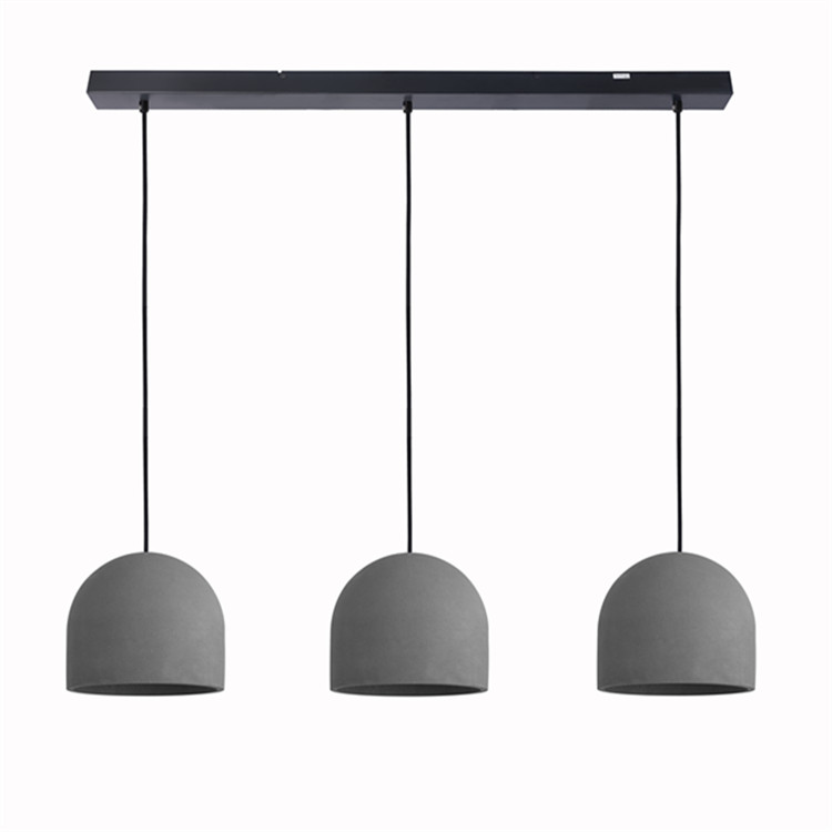 GP-6042-2 Shaped Concrete Dome Kitchen Pendant Lights
