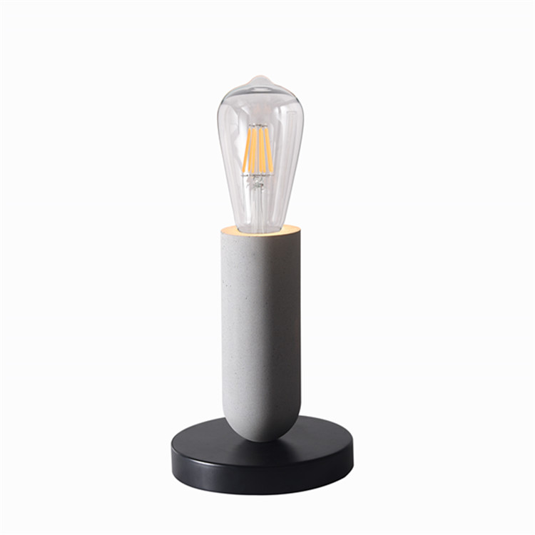 CT-7017 Concrete Grey Bedside Reading Table Lamp