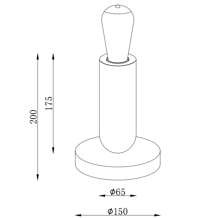 CT-7017 Concrete Grey Bedside Reading Table Lamp