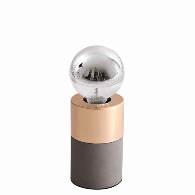 CT-7012 Contemporary Concrete Side Table Lamp For Bedroom