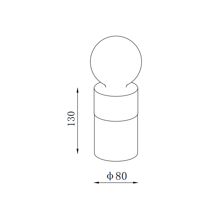 CT-7012 Contemporary Concrete Side Table Lamp For Bedroom