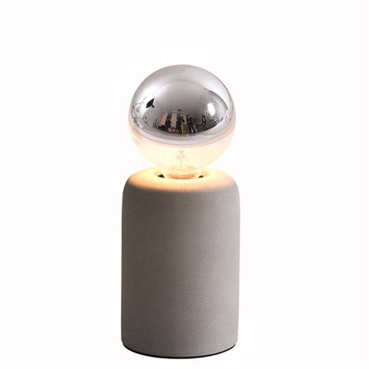 CT-7013 Small Bedside Concrete Table Lamps For Bedroom