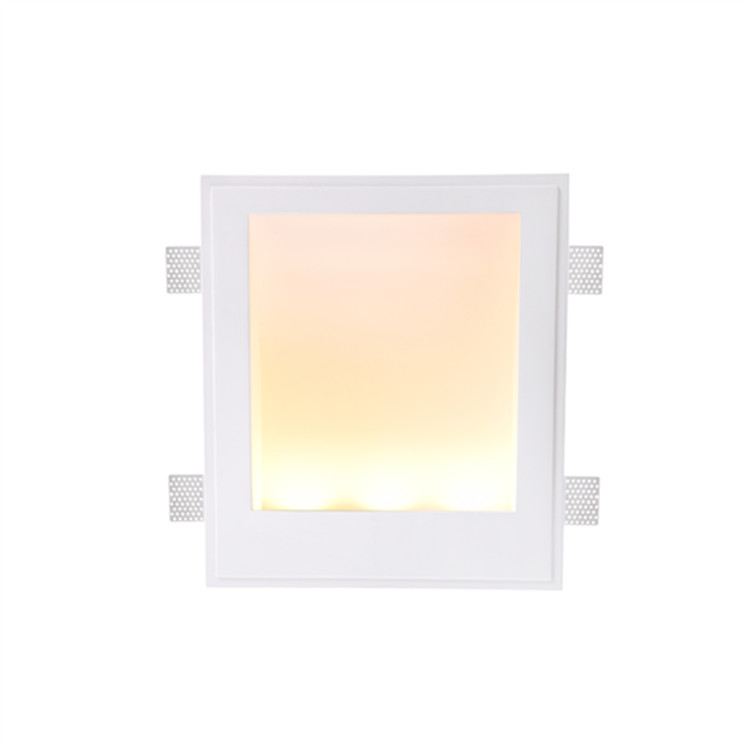 plaster recessed wall lights