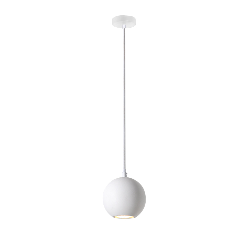 GP-6056 White Plaster Cone Pendant Light For Dinnig Room