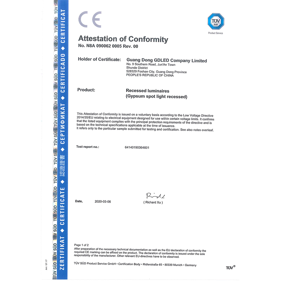 CE Certificate