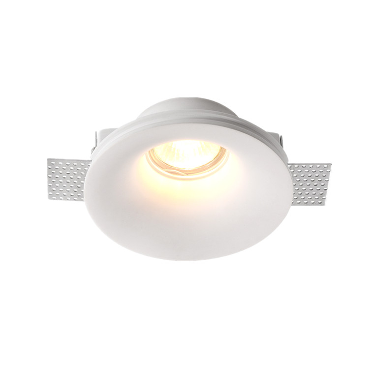 GC-1007 Circular Plaster In Ceiling Light Trimless Design