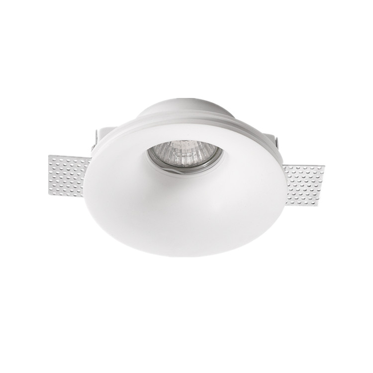 GC-1007 Circular Plaster In Ceiling Light Trimless Design