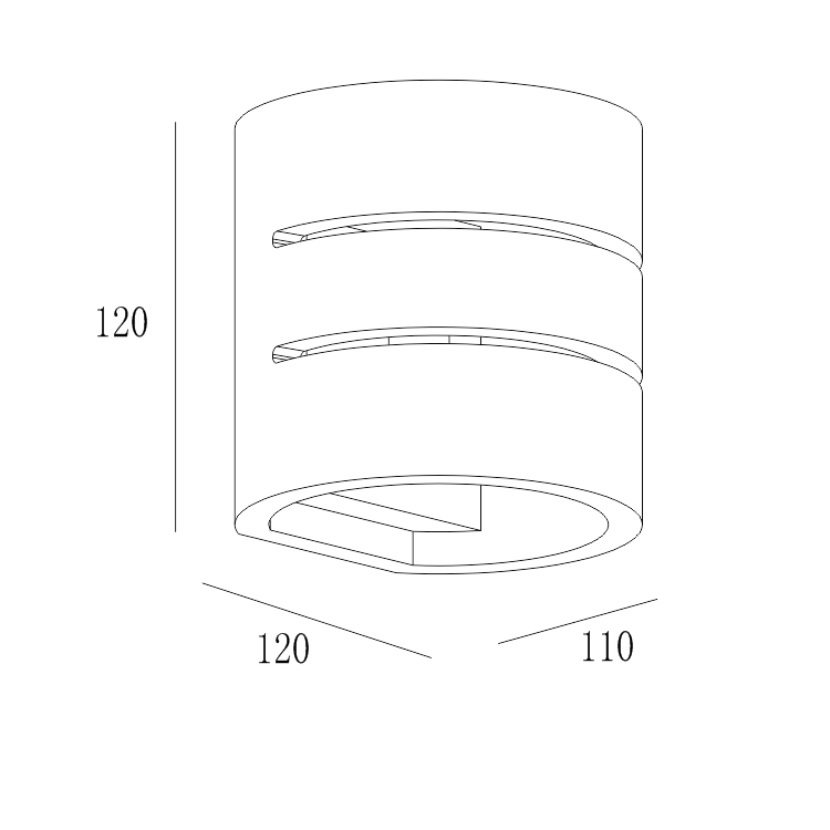 GW-8105 Nordic modern wall sconce