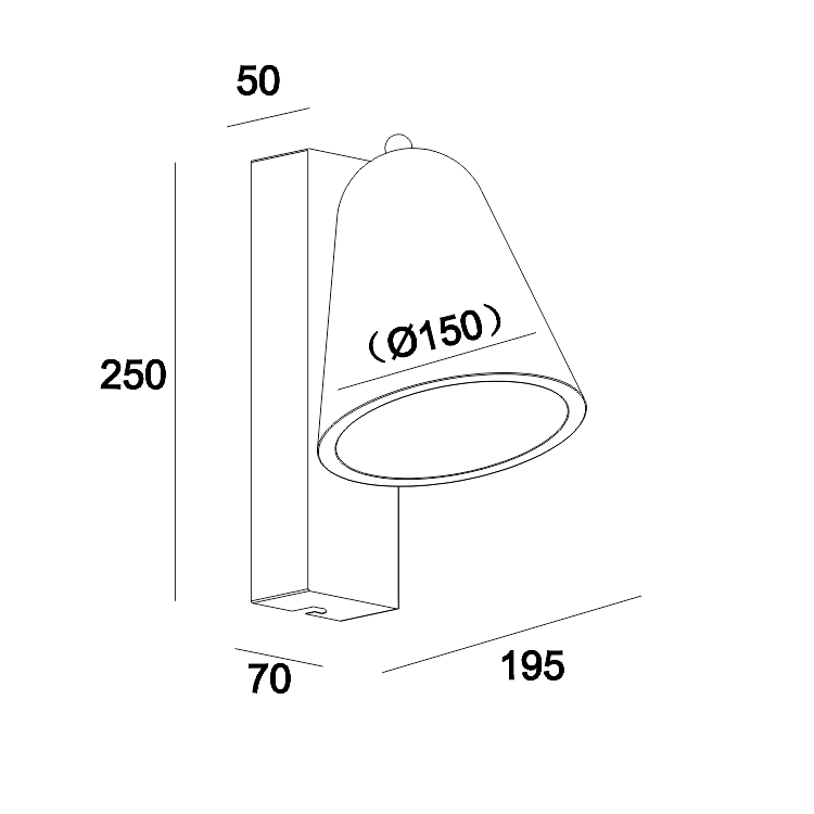 GW-8130 Indoor design wall mounted bedroom light