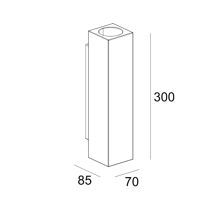 GW-8112 Fancy Wall Hanging Up And Down Light For Living Room