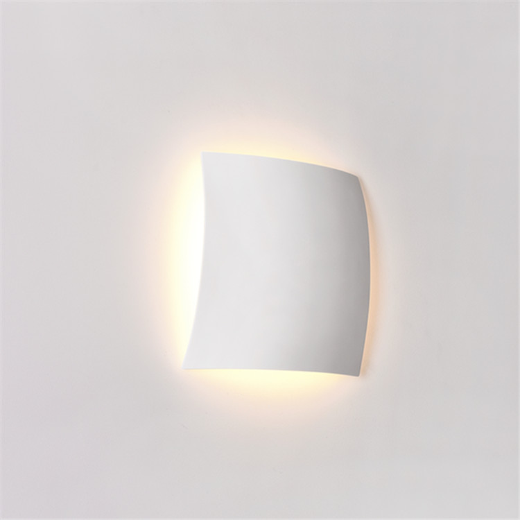 GW-8107 Wall lamp plaster white decorative lighting