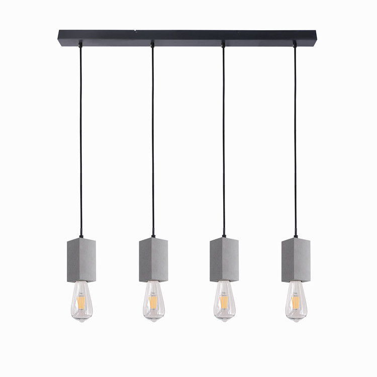 GP-6054-4 Cement Mini Hanging Light Concrete Ceiling Pendant