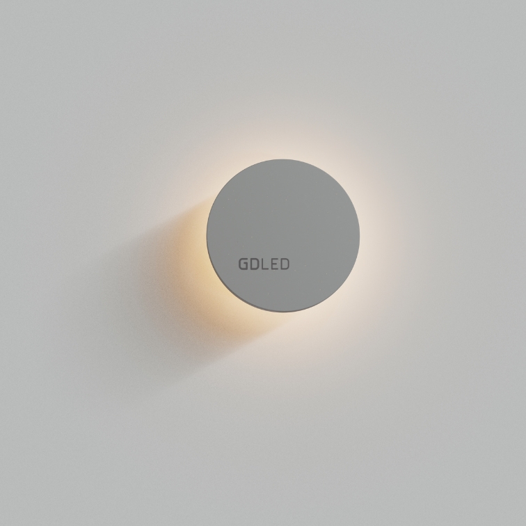 Round Outdoor Wall Mounted Concrete Light GW-9002