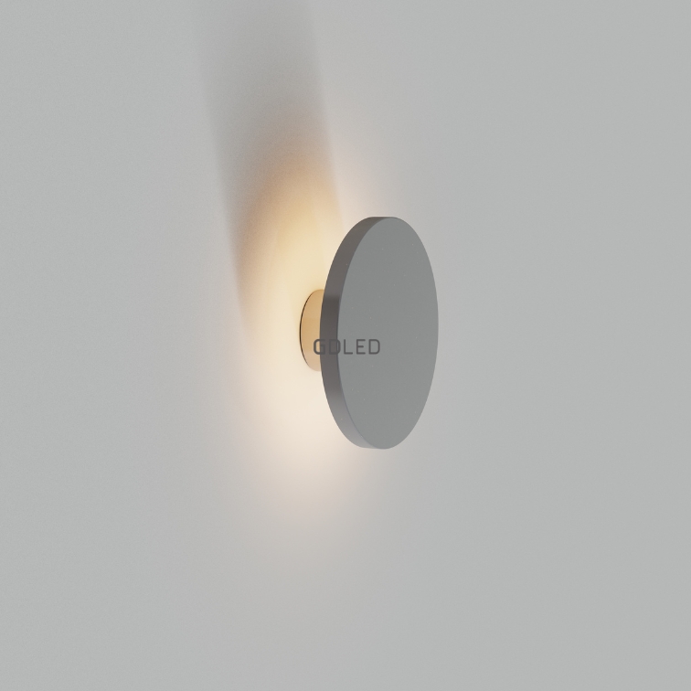 Round Outdoor Wall Mounted Concrete Light GW-9002