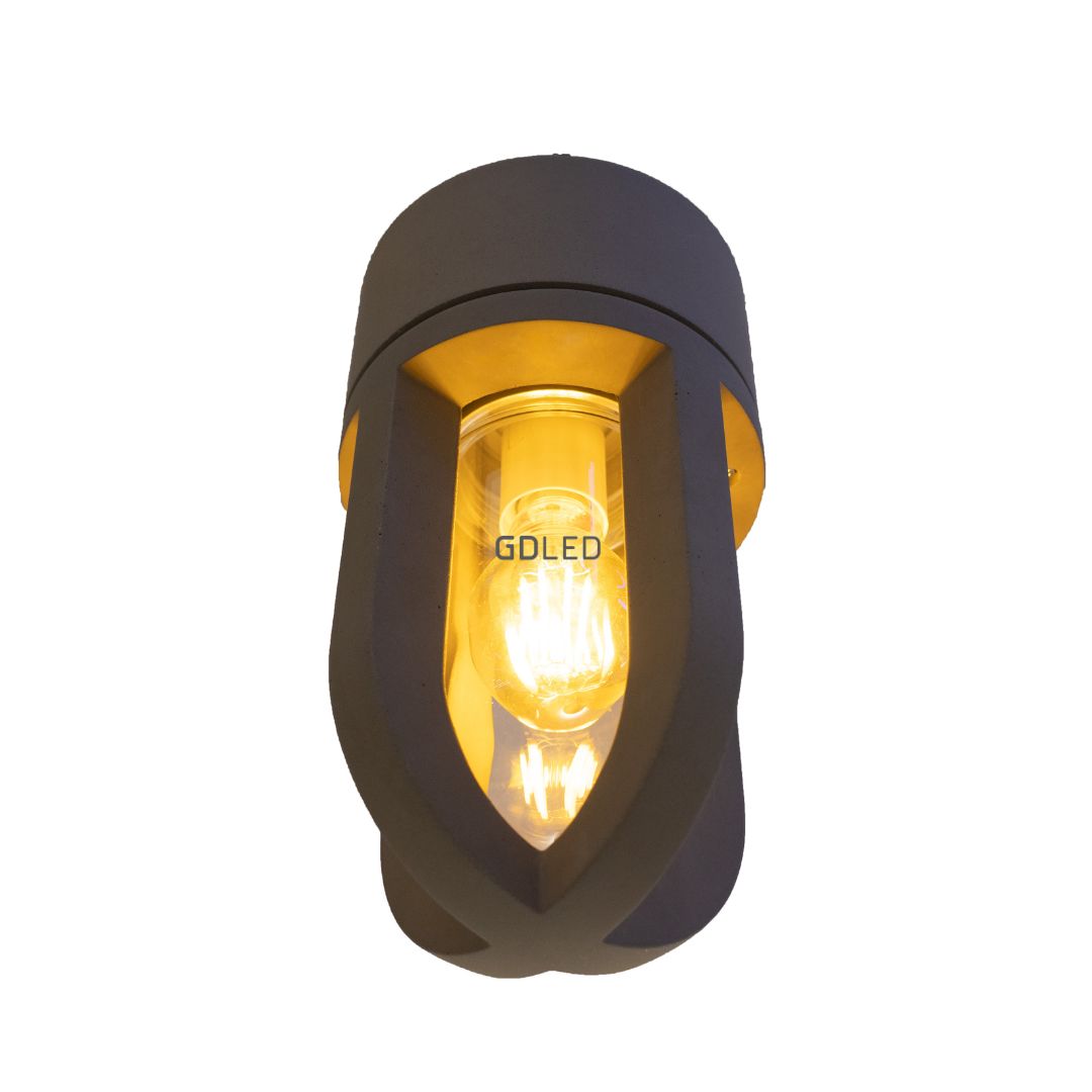 Concrete Outdoor Suspended Ceiling Light GPO-6801