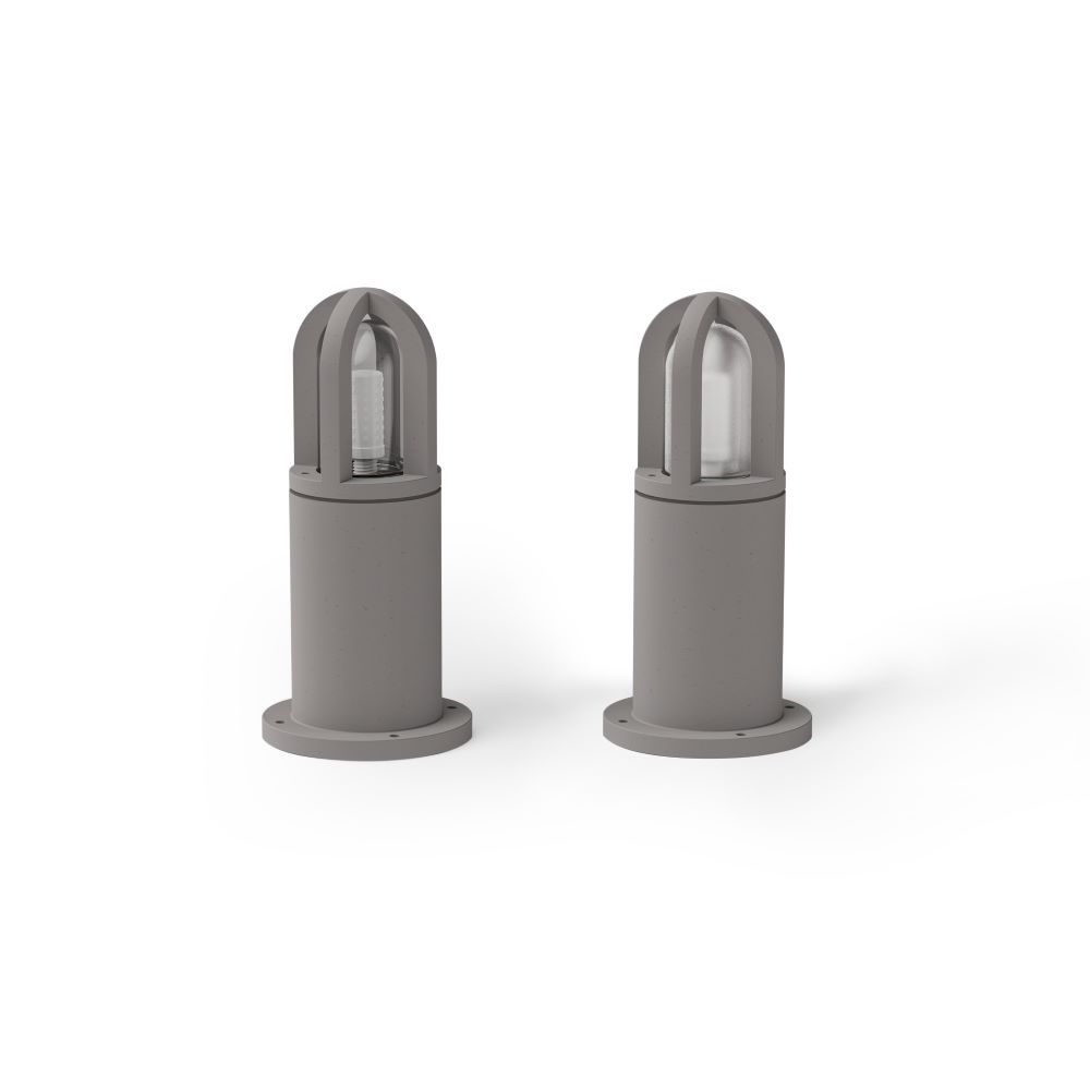 Commercial Exterior Concrete Bollard Lighting GB-5012