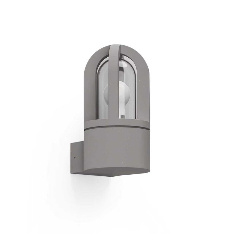 Modern Cement Outdoor Wall Lamp Industrial Cage Light