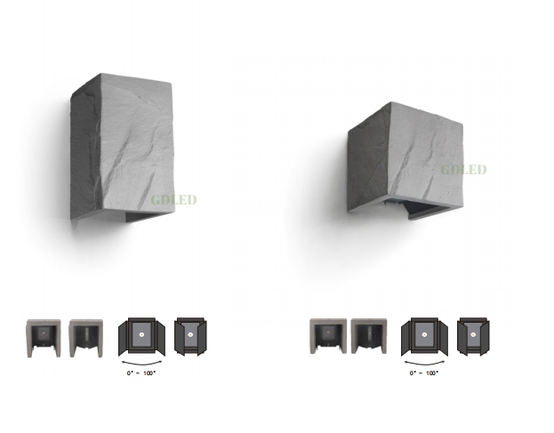 modern outdoor cement lamp