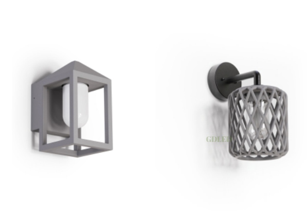trimless cement step wall light