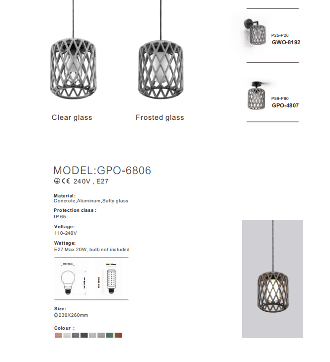 trimless cement step wall light