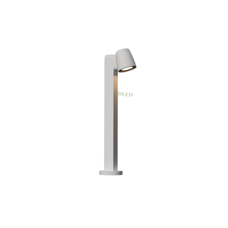 Concrete Outdoor Bollard Lamp for Pathways and Gardens