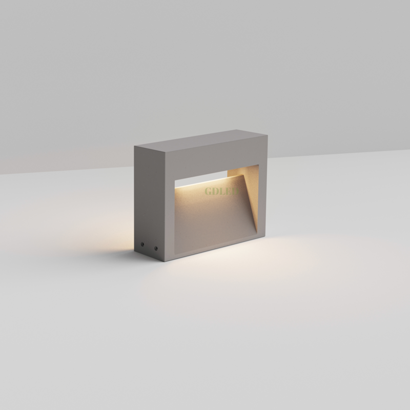 modern outdoor cement lamp