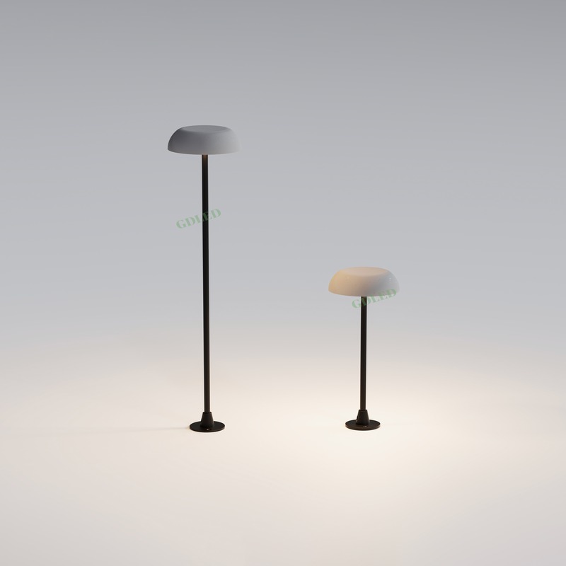 Modern Concrete Garden Bollard Light IP65