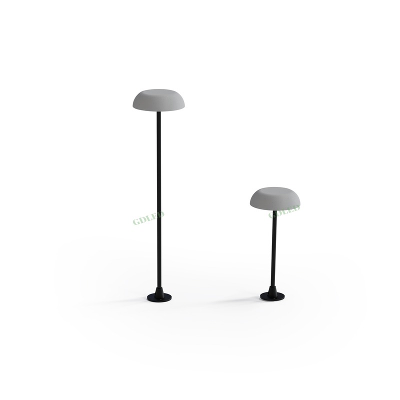 Modern Concrete Garden Bollard Light IP65