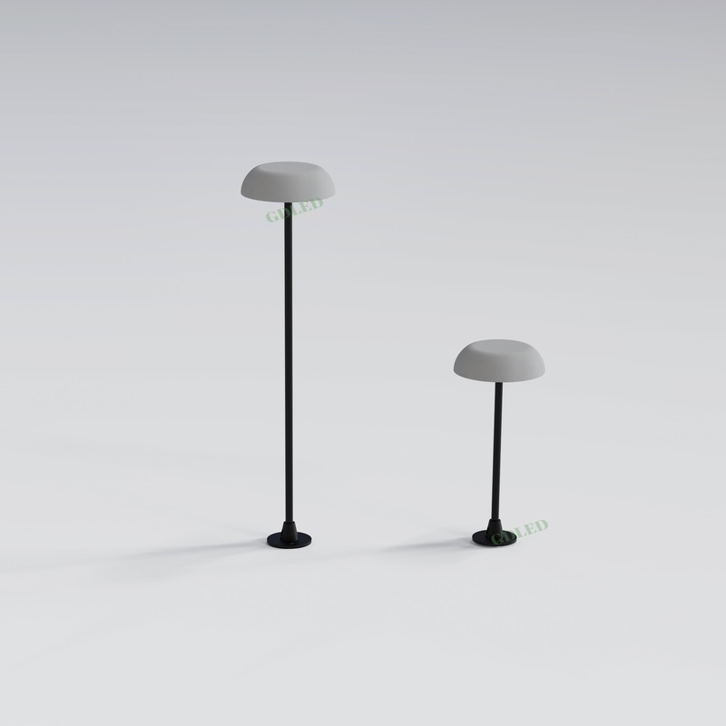 Modern Concrete Garden Bollard Light IP65
