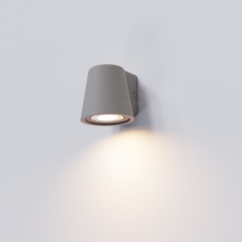 Landscape concrete lighting