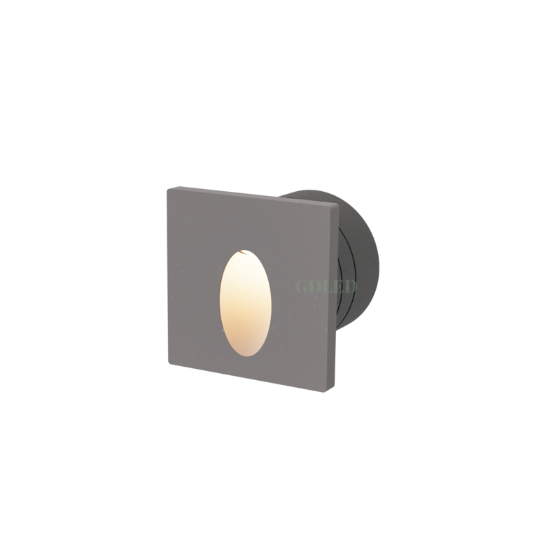 Step light wall recessed