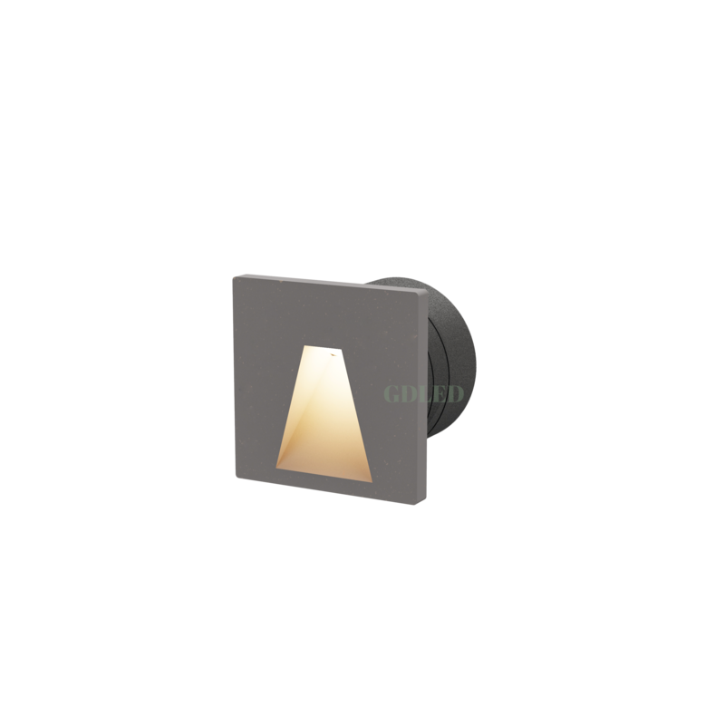 Modern Concrete Outdoor Light IP65 Recessed Step Light