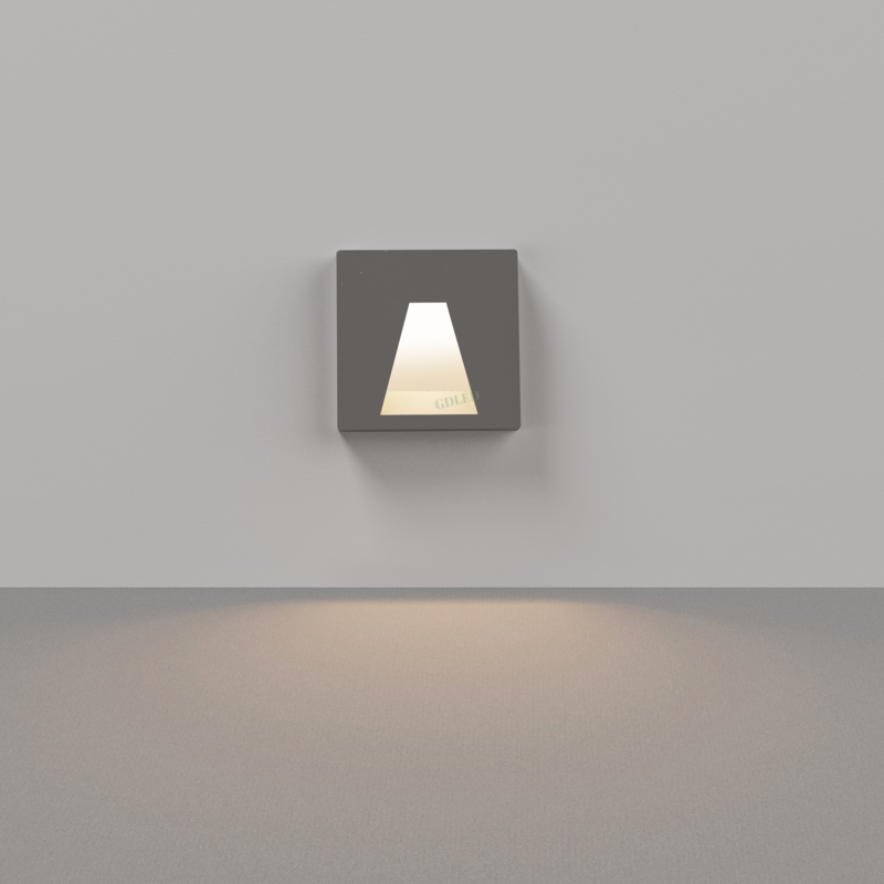 Modern Concrete Outdoor Light IP65 Recessed Step Light