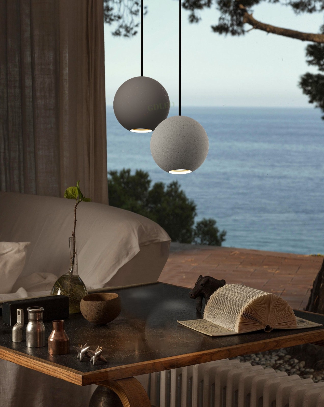 Cement Outdoor Lighting Cement Outdoor Lighting