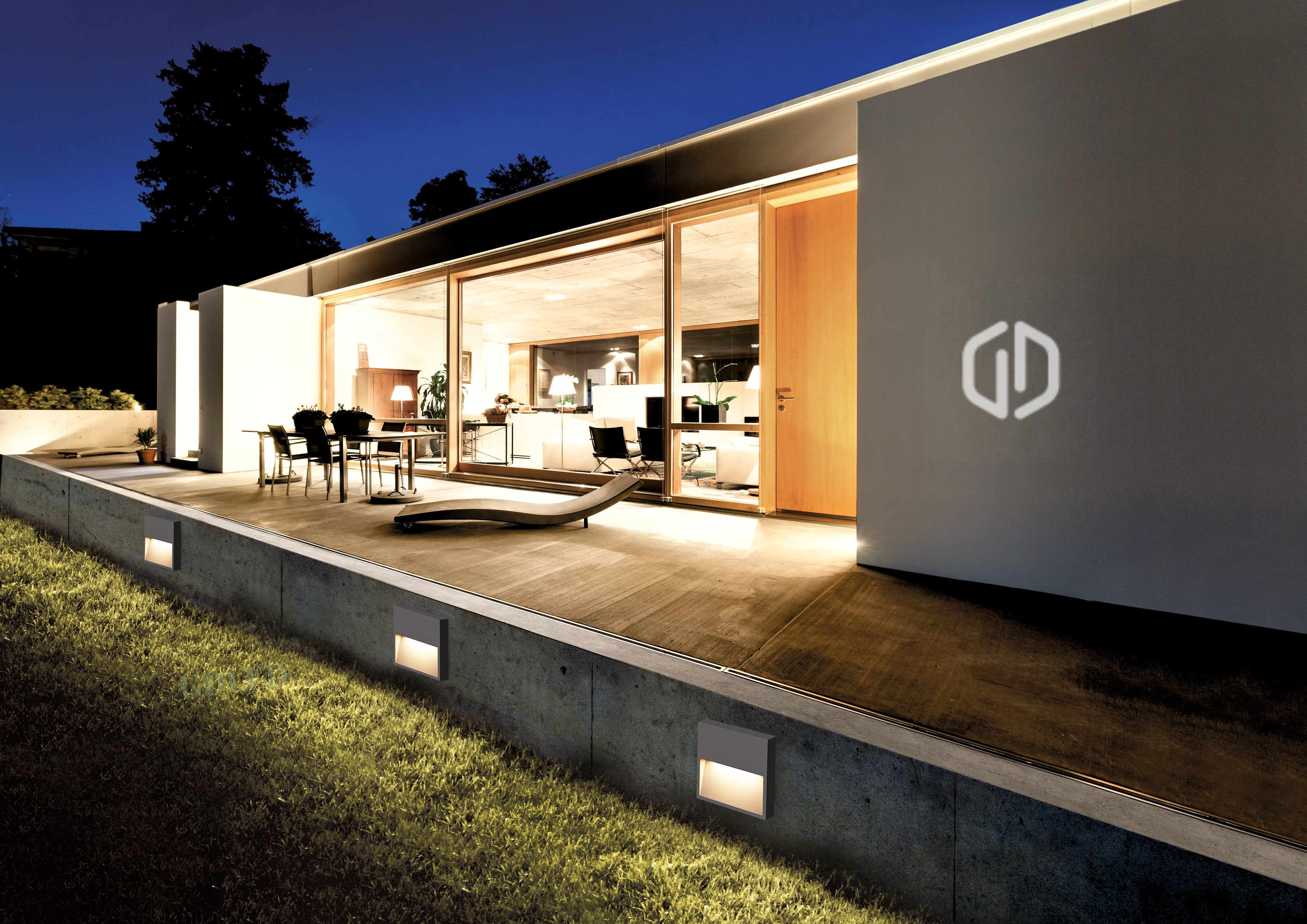 stair step lights outdoor
