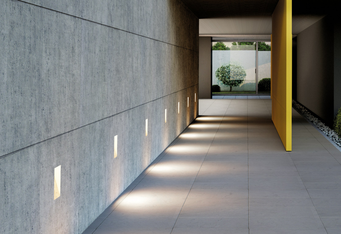 Step light wall recessed Step light wall recessed