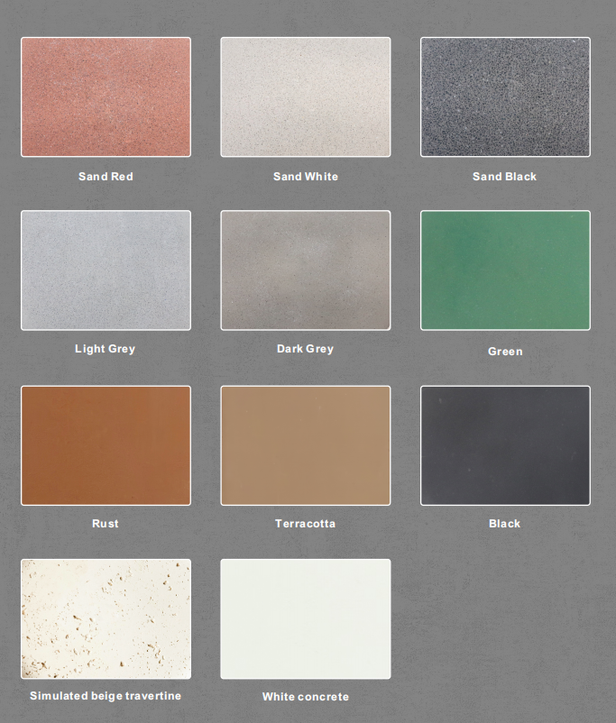 Landscape cement lighting