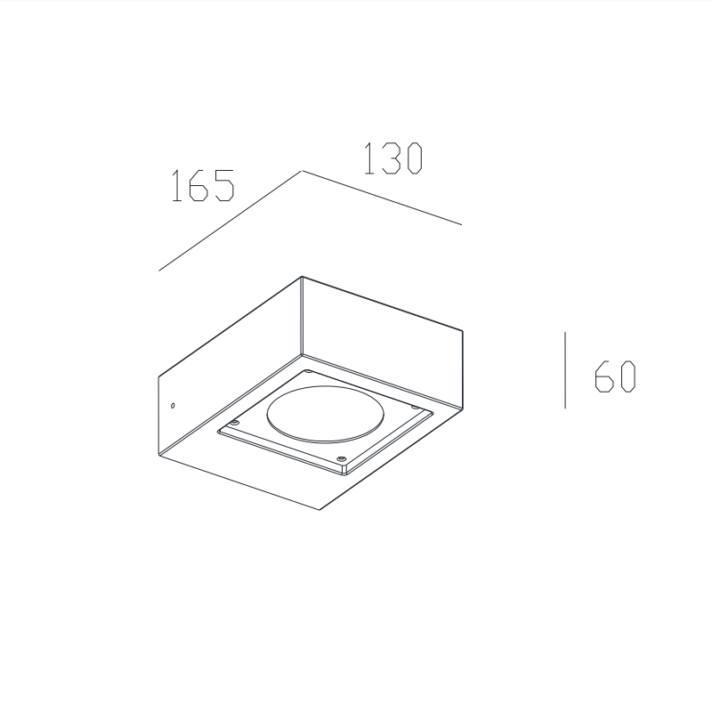 Concrete Outdoor Wall Mounted Light GW-9004