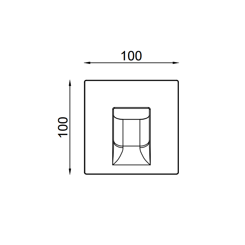 IP65 Real Concrete Cement Step Light Outdoor