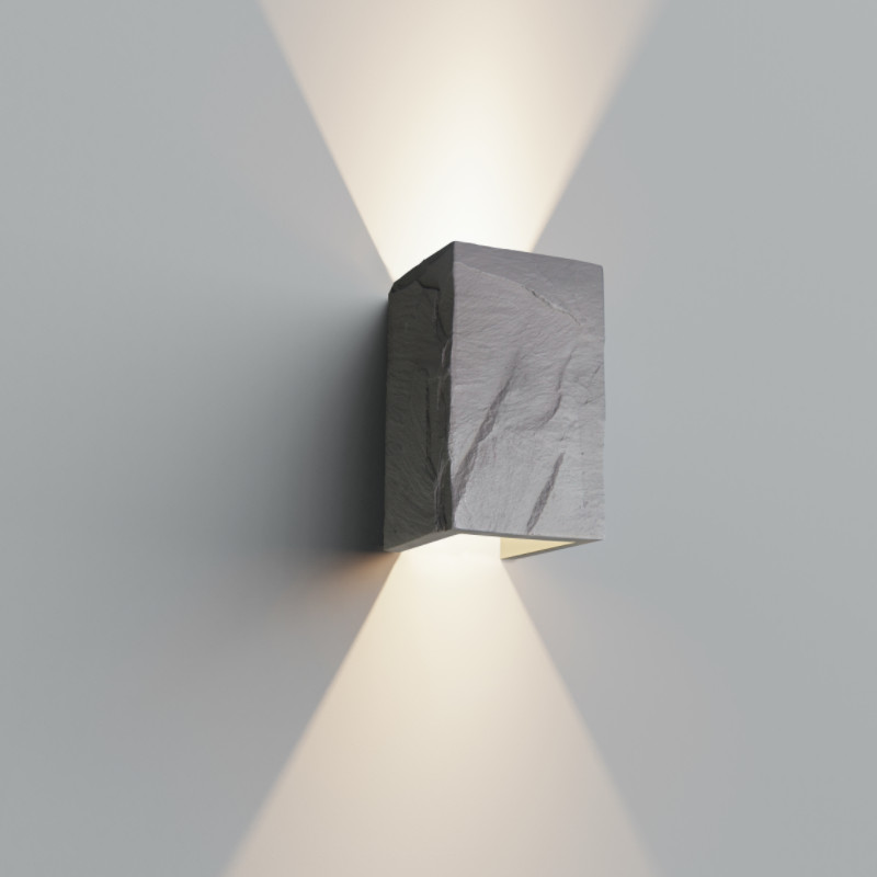 Modern Concrete Adjustable Up and Down LED Wall Lamp