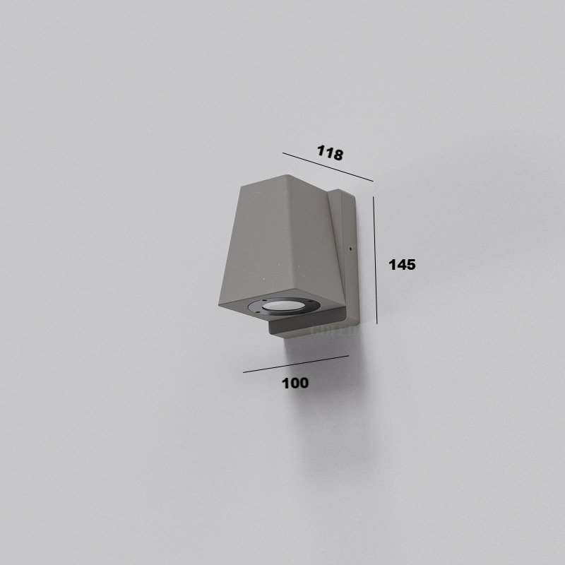 Modern Concrete Wall Lamp Cement Outdoor Light IP65