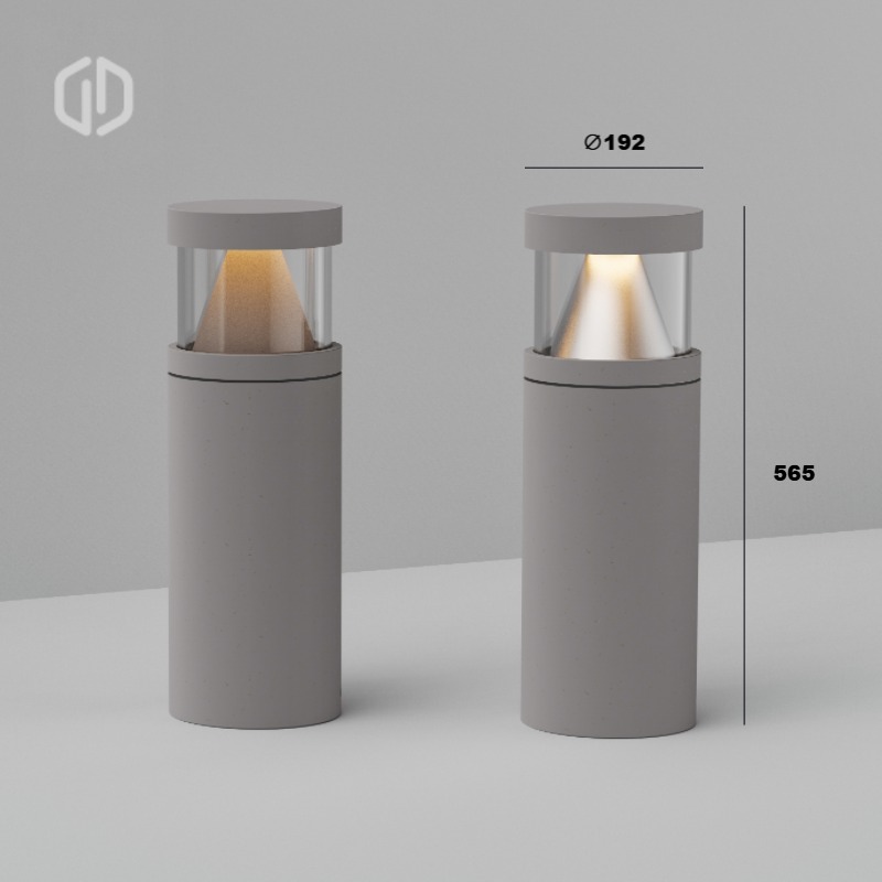 Concrete Bollard Landscape Lighting GB-5010