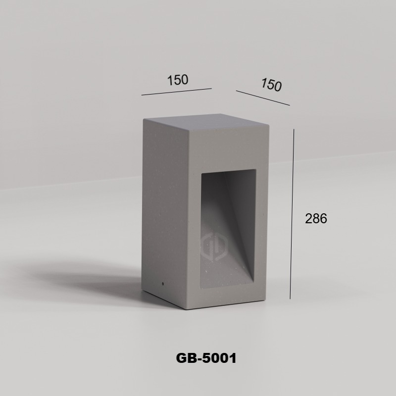 Outdoor Concrete Bollard Light GB-5001