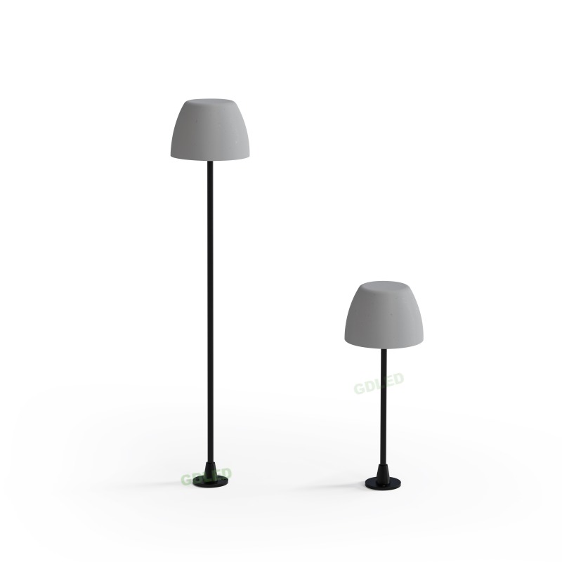 Landscape concrete lighting