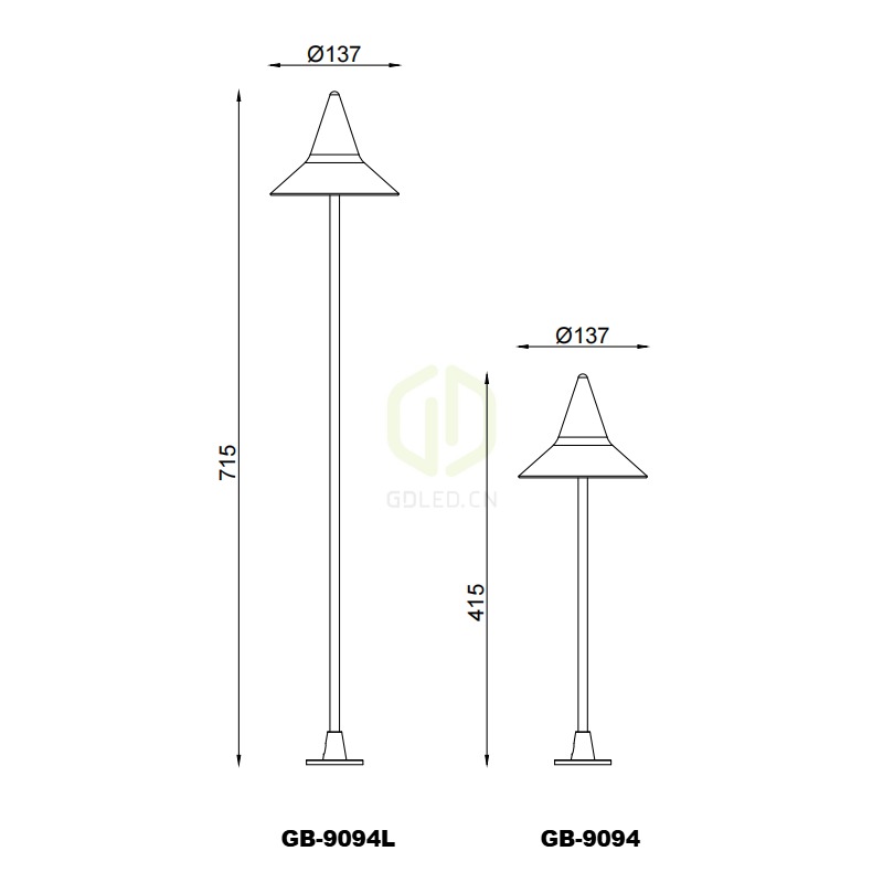 Modern Stone Lighting – Cement Outdoor Light for Landscape Spaces