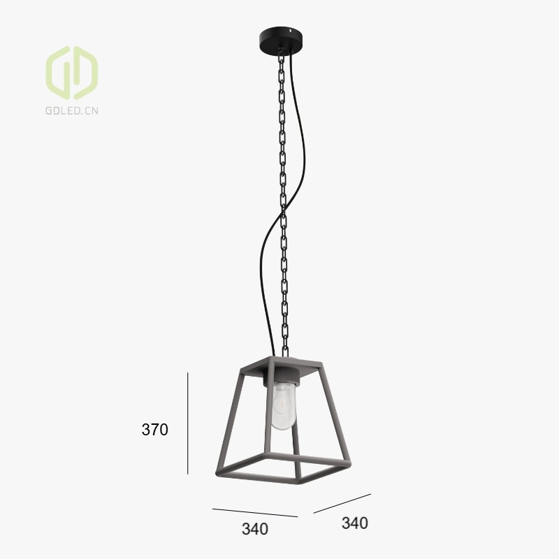 Concrete Pendant Lamp IP65 for Exterior Lighting