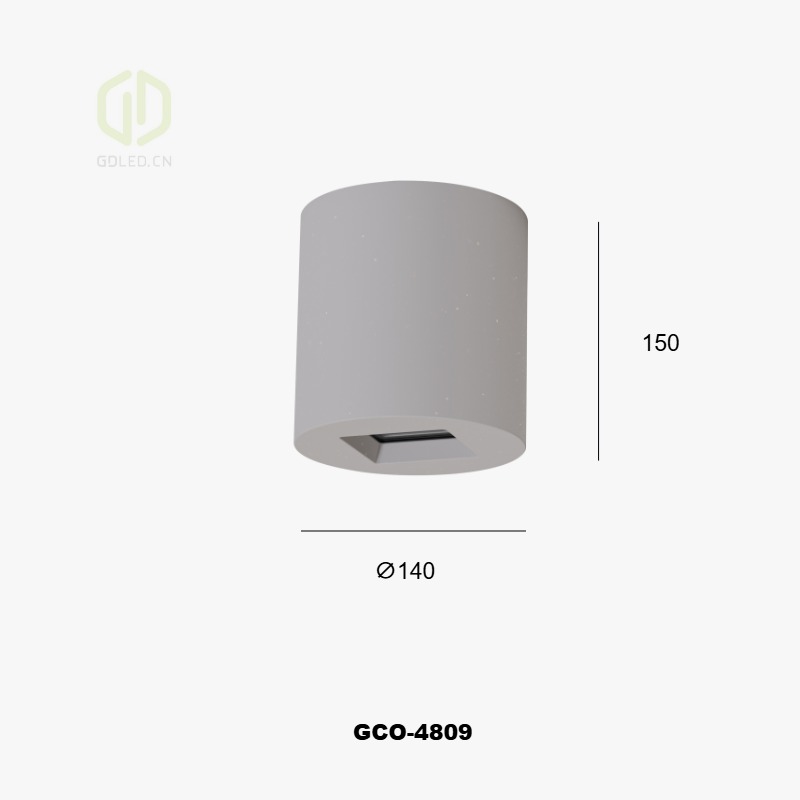 Moderne betonnen plafondlampen voor buiten, IP65-gecertificeerd.