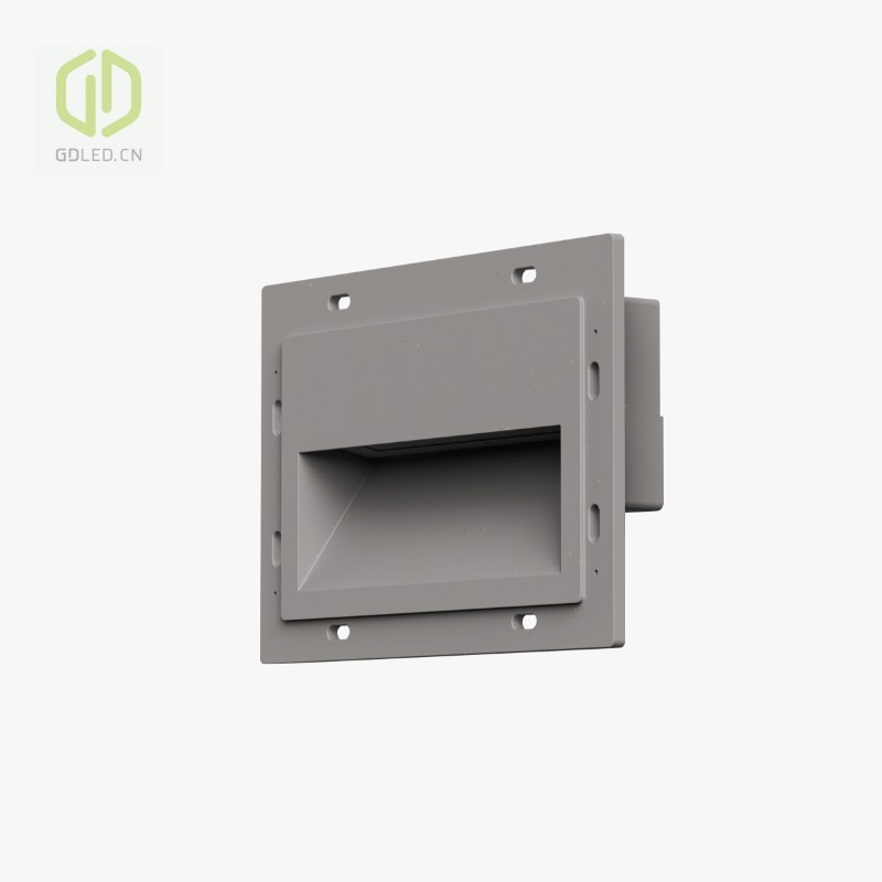 Concrete Recessed Step Light IP65 for Outdoor Walls