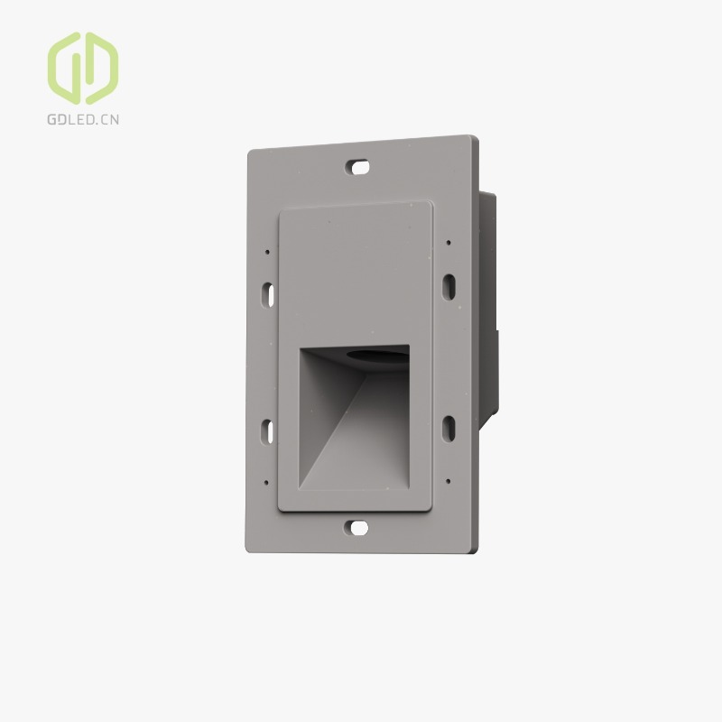 Step light wall recessed