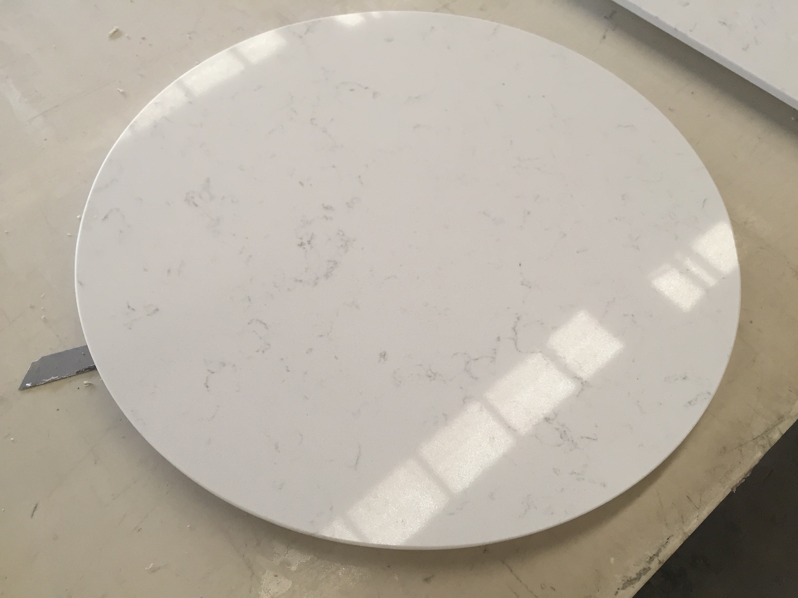 Carrara White Quartz Table Top